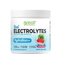 Elektrolyter Powder Hydration- 124; Real Food High potency - 124; Watermelon - 30 Servering - 124; High potency - Elektrolyt- pulver - 124; Hydration- drik - mix - 124; Elektrolyttilskud med kalium Magnesiumkalcium