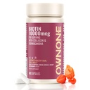 Biotin 10000mcg,Supports Healthy Hair, Skin and Nails Vitamins Supplement,Helps Balance Stress Levels and Mood,60 Capsules