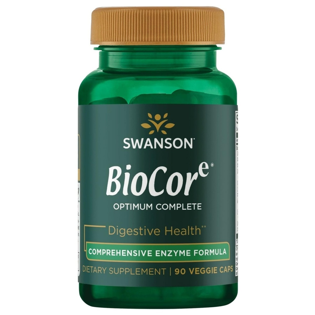 Swanson Biocore Optimum Complete Ultimate Full Spectrum Enzymes 90 Veg kapsler
