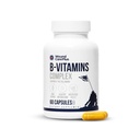 Wound Care Plus B Complex with B12 Vitamin Supplement with Thiamine, Riboflavin, Niacin & Biotin – Supports Cellular Energy, Immune Function – 60 Capsules – Non-GMO, Gluten-Free