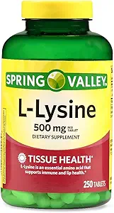 Spring Valley: Kosttilskud L - Lysin, 250 ct