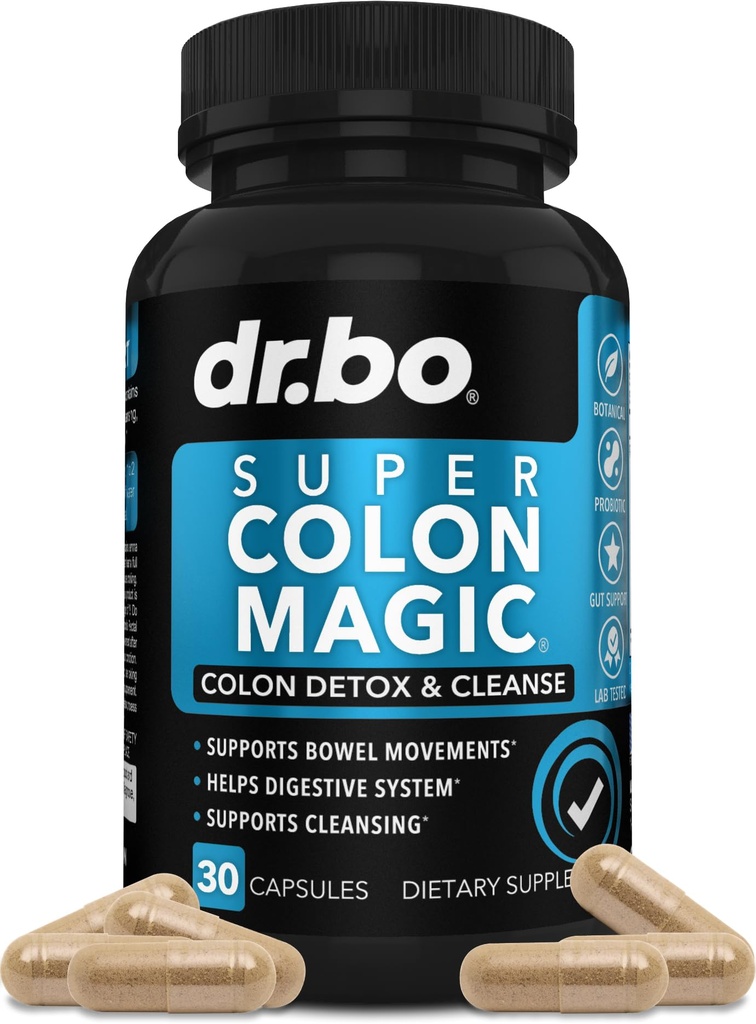 Colon Cleanser Detox til Vægt Flush - 15 dag Colon Cleanse Pills & Probiotika - Hurtig naturlig lakering, Forstoppelse Relief, tarmbevægelse Kosttilskud til Intestinal Mave Bloating Gut Losning Support