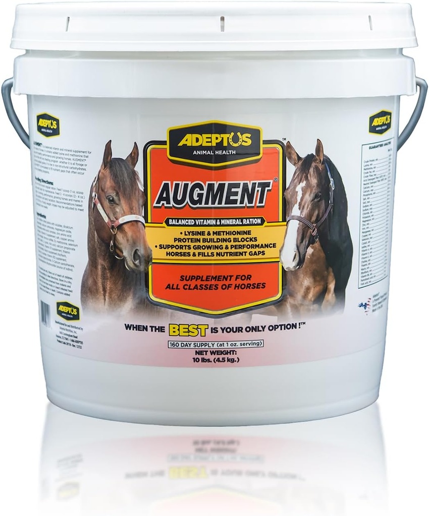 Adeptus Nutrition Auinch Vitamin & Mineral Balancer, Horse Nutrition Enhancing Supplement med Biotin, Aminosyrer, Minerals