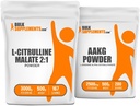 BulkSupplements Citrulline Malat 2: 1 500g + AAKG 500g Bundle
