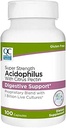 Quality Choice Digestive Support Acidophilus with Citrus Pectin - 100 Capsules - Daily Probiotic Formel with Citrus- Derived Fiber - Easy- to- Swallow Capsules