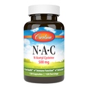 Carlson - NAC, N- acetyl cystein, 500mg, leversundhed, immunfunktion, antioxidant, 120 vegetariske kapsler
