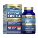 Renew Life Norwegian Gold Critical Omega Softgels, Daily Supplement Supports Heart, Brain and Joint Health, EPA and DHA Omega-3 Fish Oil, Dairy and gluten-free, 850 Mg 120 Count
