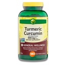 KP+ Turmeric Curcumin with Ginger Powder | 500 mg Dietary Supplement | General Wellness | 180 Vegetarian Capsules | Pack of 1