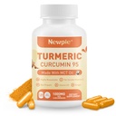 Turmeric Curcumin Supplement with MCT Oil 50mg,120 Capsules 1000mg Turmeric Extract 95% Curcuminoids,Fat Soluble Vitamin C,Bee Propolis,Ginger,Vitamin D3,Zine,Non-GMO,Gluten Free (1)