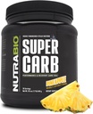 NutraBio Super Carb, Kulhydrat pulver med Cluster Dextrin & Elektrolytes, Advanced Carb supplement Pulver til workout brændstof, ydeevne, og muskel Inddrivelse, Cyklisk Dextrin, Ananas, 30 Sv