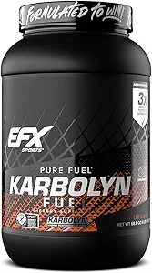 EFX Sports Karbolyn Brændstof Budd124; Fast- Absorbing Carbodiate Powder Budd124; Carb Belastning, Vedvarende energi, Quick Recovery