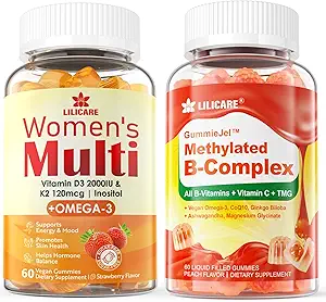 B-vitamin Complex fyldt med gummier & kvinder Multivitamin gummier