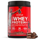 Six Star Whey Protein Powder Plus - Muscle Building & Recovery Formel med Whey Isolate Powder, BCAA, 30g Protein, immunforsvar - efter-workout supplement - tredobbelt chokolade, 1,8 lbs