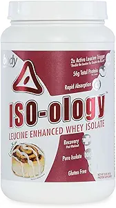 Krop Nutrition ISO- Oology, Leucine- Enhanced Whey Isolate Protein Powder, Post- Workout Inddrivelse Supplement, Isoleret Græs Fed Whey, Chokolade Peanut Butter Cup Flavor, 4lb