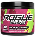Rogue Energy Energy Drink Powder for Long Gaming Hours - Energy Powder for Mental Focus - Sugar & Gluten Free - Gaming Supplement with Caffeine & Vitamins - Made in USA (Black Cherry - 40 Servings)