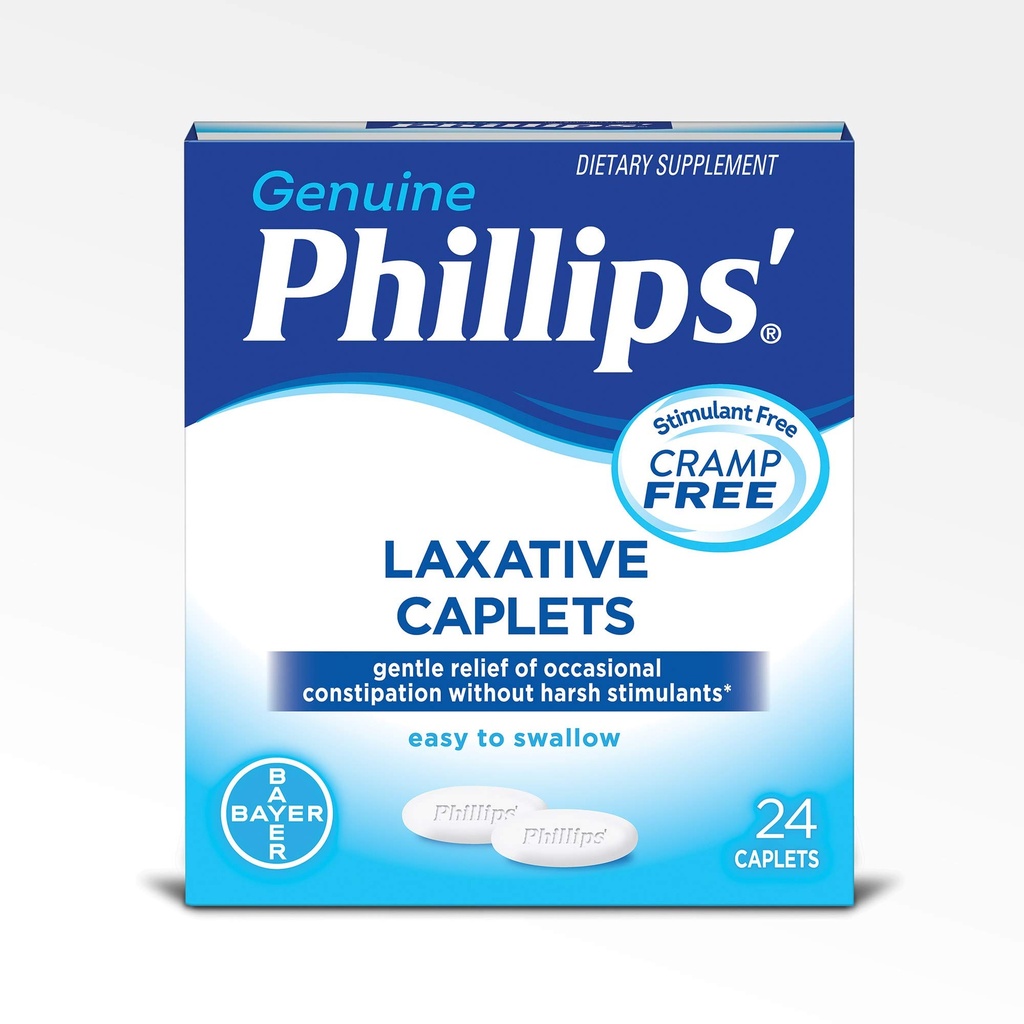 Phillips 'Laxative Caplets, 24 Caplets (pakning med 4)