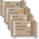 ProMix Nutrition Protein Puff Bars - Variety Pack - Birthday Cake, Snickerdoodle, Banana Bread, Mint Chocolate - Marshmallow Crispy Treat - High Protein & Low Calorie - 12 Bars