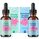 JoySpring Glutathione Flydende og Genius Drops Smartberry Vanilla til børn