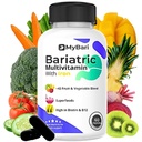 All-in-One Bariatric Multivitamin med jern - Made in USA - for mænd og kvinder - Understøtter Gastric Sleeve & Bypass med 42 + Frugt & Veggie Blend - 60 flydende kapsler