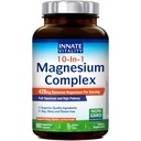 Innate Vitality 10- in-1 Magnesium Complex 960mg, 420mg Elemental Mag per servering, med Magnesium Glycinat, Citrate, Malat, og mere, søvn, fordøjelse, energistøtte, 90 Vegan Caps