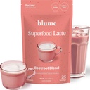 Blume Superfoods Latte - Beetroot Powder, Energy Boosting, Organic Beet Powder, Clove, Cinnamon, Ginger - Vegan, Gluten-Free - 25 Servings