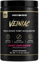 Anabolsk krigsførelse Veiniac Muskelpumpe Aktivator Supplement Stimulant Gratis Pre- Workout med L- Citrullin, Betain Vandfri, & Tilføjet AGMass ™, Øger nitrogenoxid *, Frugt Punch 20 Serveringer
