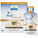 ProT Gold Liquid Collagen Protein Shot, 17g Clear Protein Nano- Hydrolyzed Grass Fed Collagen, 2g Arginin for Sår Support, Gluten Free, Sugar Free, 0g Carbs, Orange Creme, 1 fl oz, 24 Pack