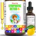 Liposomal Lymphatic Detox & Drainage Drops –Multivitamins A、C、D + Herbal Blend with Elderberry & Echinacea– Supports Lymphatic Drainage, Immune System & Detox