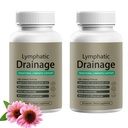 Lymphatic Drainage Capsules – Maximum Potency Formula with Dandelion & Cleavers Extract, Supports Cellulite Reduction & Lymphatic Drainage, 60 Capsules(2PCS)