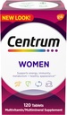 Centrum Multivitamin til kvinder, Multivitamin / Multimineral tillæg med jern, vitamin D3, B Vitamin og antioxidant Vitamin C og E, Gluten fri, non-GMO ingredienser - 120 Tæl