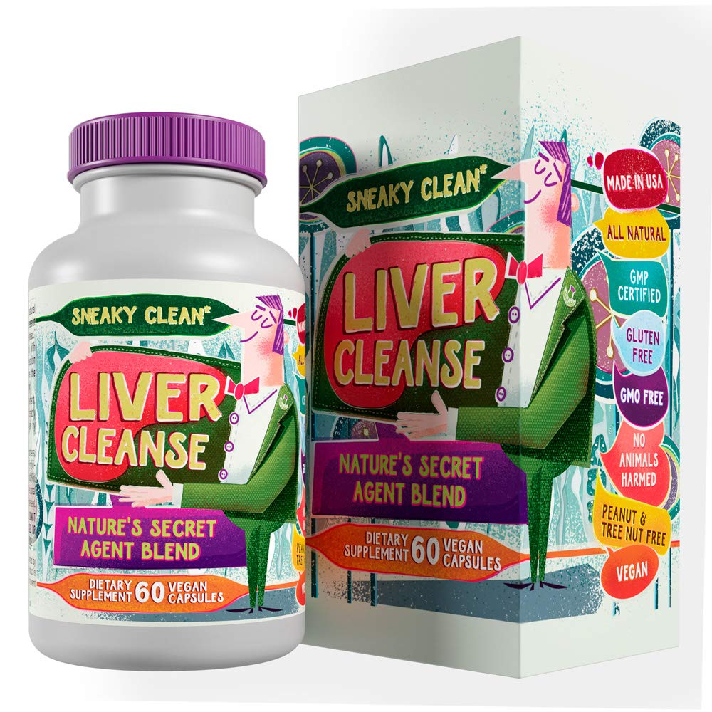 Leverrengøring Support w Milk Thistle - Nature 's Secret Agent Blend - 60 Veganske kapsler