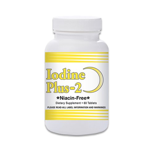 Jod Plus 2 - Thyroid M.D. 's officielle formel - 2 måneders forsyning - 60 tabletter - til Thyroid Support