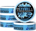LyvWel 225mg Caffeine Pouches, Guarana-Powered Energy Pouches, Nootropic Pouches, Nicotine Free Pouches & Tobacco-Free, Wintergreen- 5-Pack, 70 Pouches