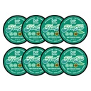 TeaZa Herbal Energy Pouches Wintergreen with Caffeine, Smokeless Alternative Pucks Nicotine Free and Tobacco Free Herbal Snuff, Great Tasting & Refreshing Tobacco Alternative (8 Pack)