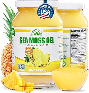 Fremstillede Irske Hav Moss Gel Budding124; Lavet i USA Budding124; Rich in Vitamin & Minerals