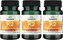 Swanson Vitamin K2 (Menaquinone- 7) - Vitamin supplement Support Cardiovaskulær og Knoglehelbred - Lavet af japansk Nato til at hjælpe Regulere Calcium - (30 Softgels, 100mcg Hver) (3 Pack)