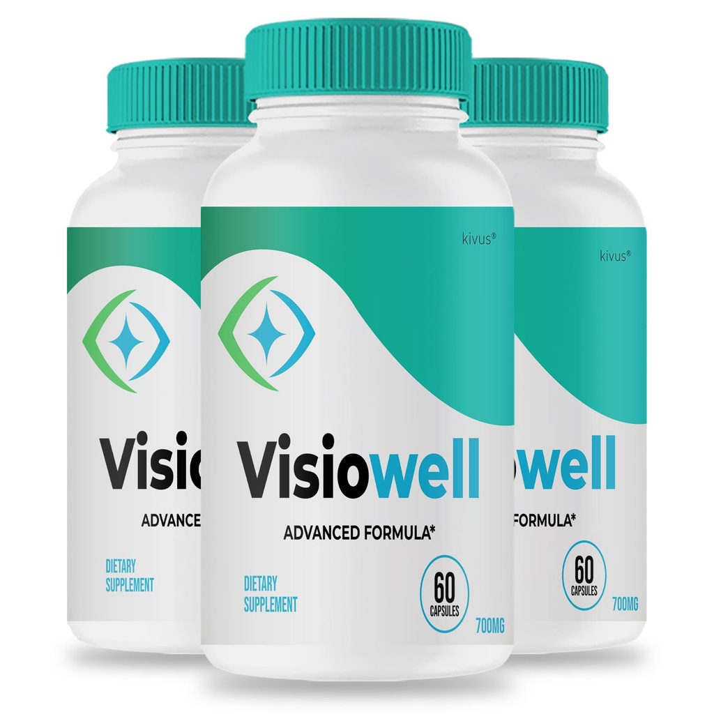 kivus Visio Well - Visio Well Premium Formula Capsules (3 Pack, 180 Count)