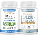 Calcium D- glucarat med 200 mg DIM tillæg for forbedret østrogen balance for kvinder