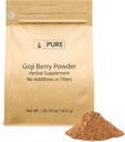 Pure Original Ingredienser Goji Berry Powder (1lb) Wolfberry, Traditional Herbal Supplement, Non- GMO