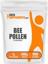 BulkSupplements.com Bee Pollen Powder - Superfood Supplement, Bee Pollen Supplement, for immunforsvar - Gluten Free, 1g per Serving, 500g (1.1 lbs) (Pack of 1)