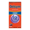 Delsym Cough Suppressant Liquid Grape Flavored, Orange, 5 Fl Oz (Pack of 1)