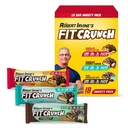 FITCRUNCH Protein Bars, Snack Size Variety Pack, Gluten Free 18 Pack
