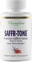 Paradise Herbs Saffr- Tone, Saffron Extract, Active Whole Spectrum Extract, Super Potent, Ultra Pure, Vegan, Non- GMO, Gluten Free, 60 Vegetariske Kapsler