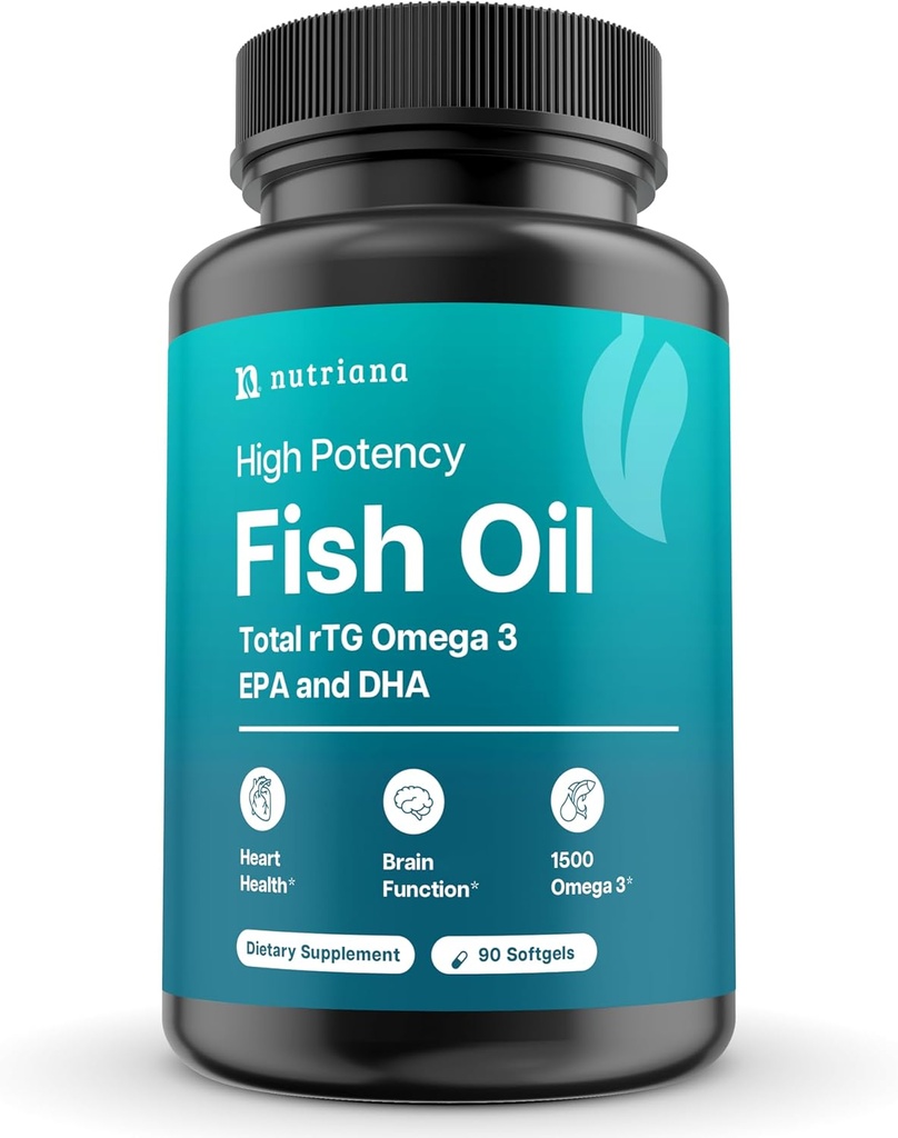 Mini Fish Oil Softels - Odorless, Burpless & Easy to Swallow - 1500mg Omega-3 med EPA & DHA - Advanced Formel Fish Oil Minis - Mindre end en dime - Vild fanget - 90 (Stor, Capsule)