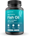 Mini Fish Oil Softels - Odorless, Burpless & Easy to Swallow - 1500mg Omega-3 med EPA & DHA - Advanced Formel Fish Oil Minis - Mindre end en dime - Vild fanget - 90 (Stor, Capsule)