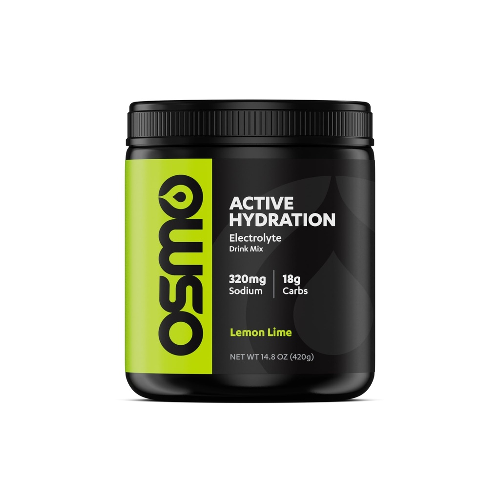 Osmo Active Hydration Electrolyte Powder (20 Servere) - Inkluderer natrium, Magnesium, Kalium, Carbs & Vitaminer, sukkerrør - Alle naturlige ingredienser, 3X Hurtigere Hydrering, øger magt og udholdenhed