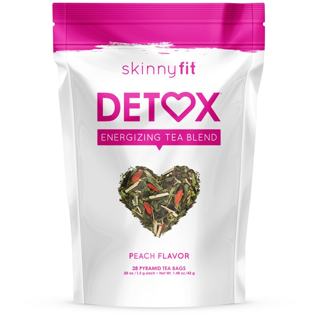 SkinnyFit Detox Tea: All- Natural, Laxative- Gratis, Understøtter en sund vægt, Hjælper Reducere Bloating, Natural Energy, Understøtter immunsystemet, Vegan, 28 Servere