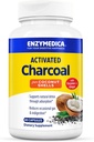 Enzymedica, Aktiveret kul, Reducerer Occasional Gas, Bloating & Forstoppelse, Understøtter Natural Detox, 60 Greve