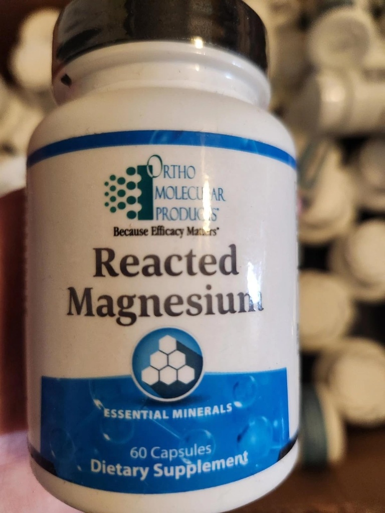 Ortho Molecular Reacted Magnesium - 60 Capsules