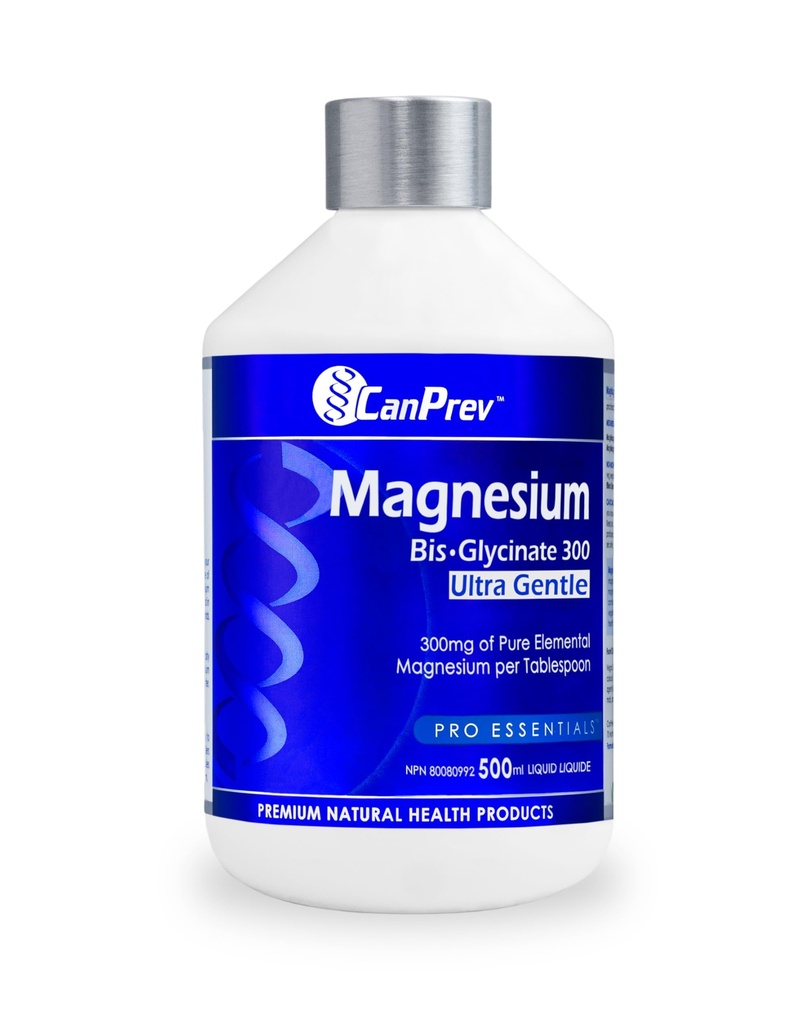 Canprev Magnesium Bis-Glycinate 300 Ultra Gentle (Liquid), 500 ml
